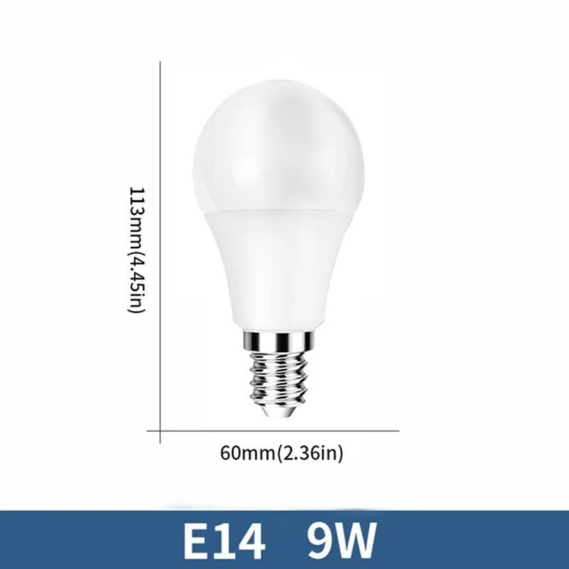 10 LAMPADINE LED E14 da 3W 6W 9W 12W 15W 18W 20W | LUCE FREDDA/NATURALE/CALDA