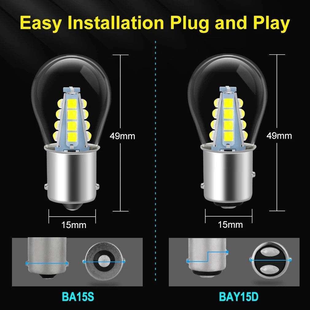 XSTORM 1 LAMPADINE LED P21W/-5W 12V LUCE FRENO/RETRO/STOP/POSIZIONE POSTERIORE