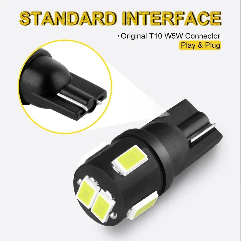 XSTORM T10 LED W5W 10 PEZZI LUCI TARGA/POSIZIONE LED | 6000K | 1000 LUMEN 12V