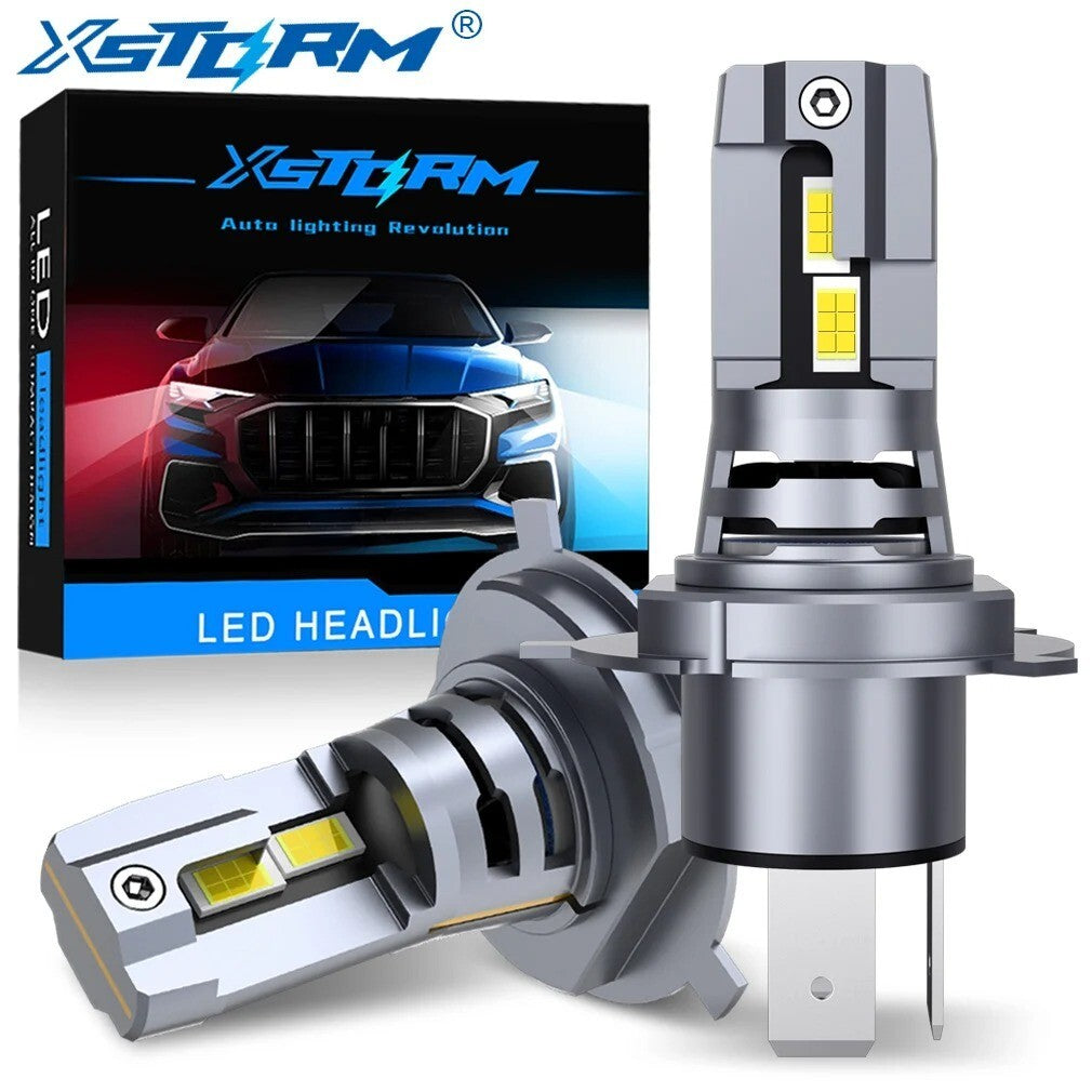 XSTORM 2 LAMPADINE H4 LED da 20 000 LUMEN 120W | 6500k | 12V CANBUS