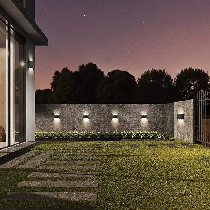APPLIQUE LED DA PARETE INTERNA/ESTERNA da 2-8W IMPERMEABILE | LUCE BIANCA/FREDDA