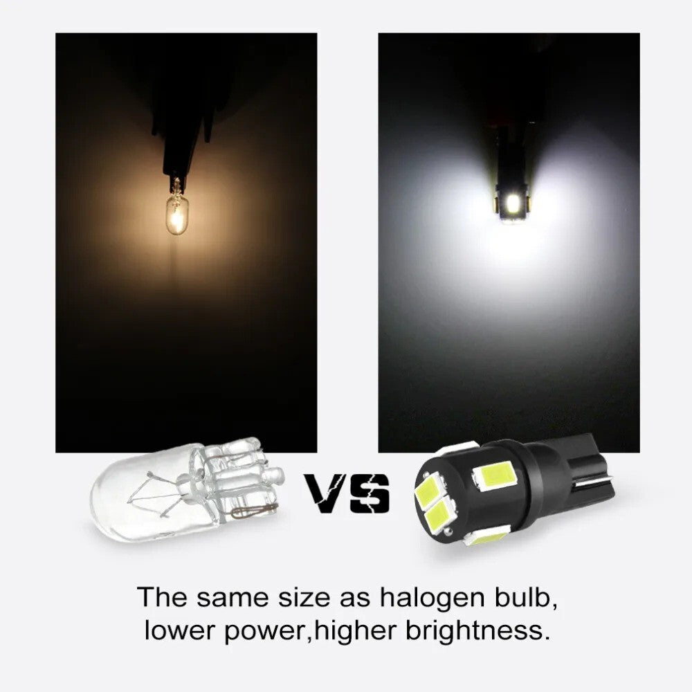 XSTORM T10 LED W5W 10 PEZZI LUCI TARGA/POSIZIONE LED | 6000K | 1000 LUMEN 12V