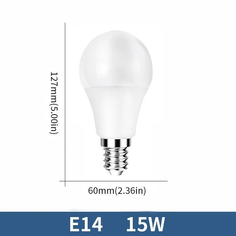 10 LAMPADINE LED E14 da 3W 6W 9W 12W 15W 18W 20W | LUCE FREDDA/NATURALE/CALDA