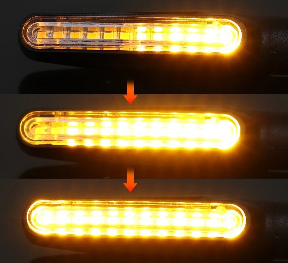 SET 4 FRECCE MOTO LED SEQUENZIALE DINAMICA A SCORRIMENTO UNIVERSALI
