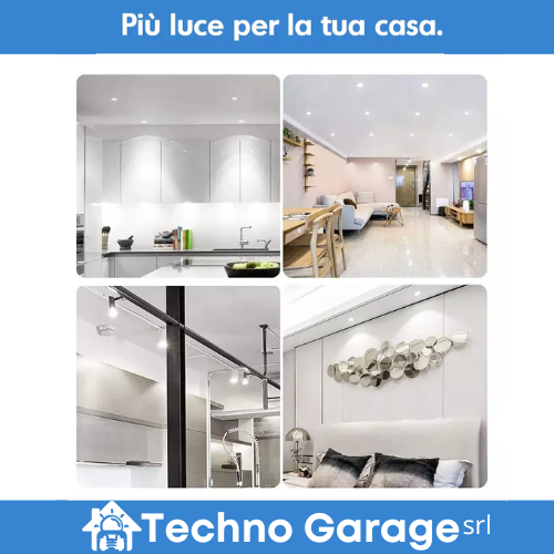 10 LAMPADINE LED GU10 FARETTO A LED DA 3W 6W 9W 12W LUCE FREDDA/NATURALE/CALDA