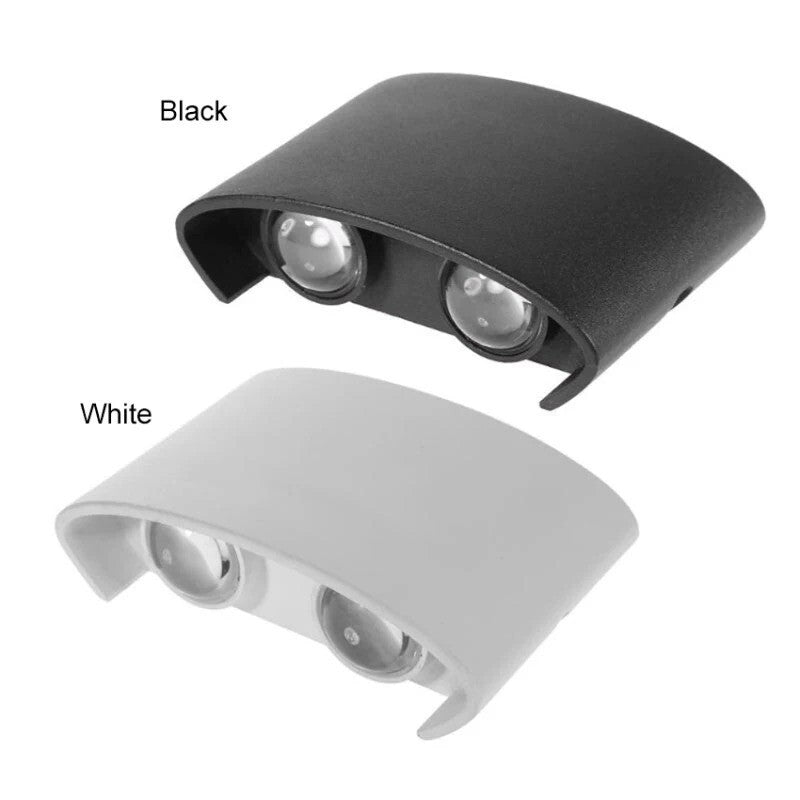 APPLIQUE LED DA PARETE INTERNA/ESTERNA da 2-8W IMPERMEABILE | LUCE BIANCA/FREDDA