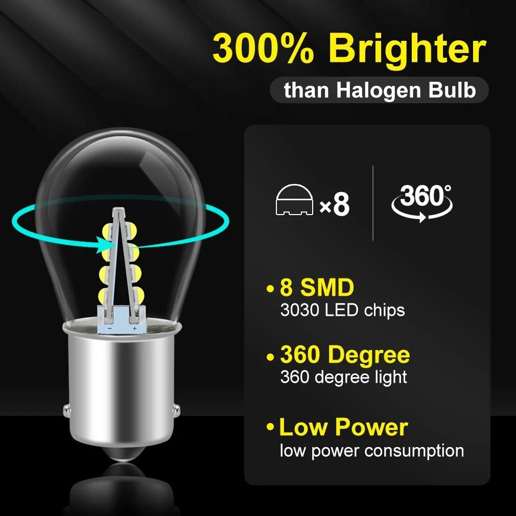XSTORM 1 LAMPADINE LED P21W/-5W 12V LUCE FRENO/RETRO/STOP/POSIZIONE POSTERIORE