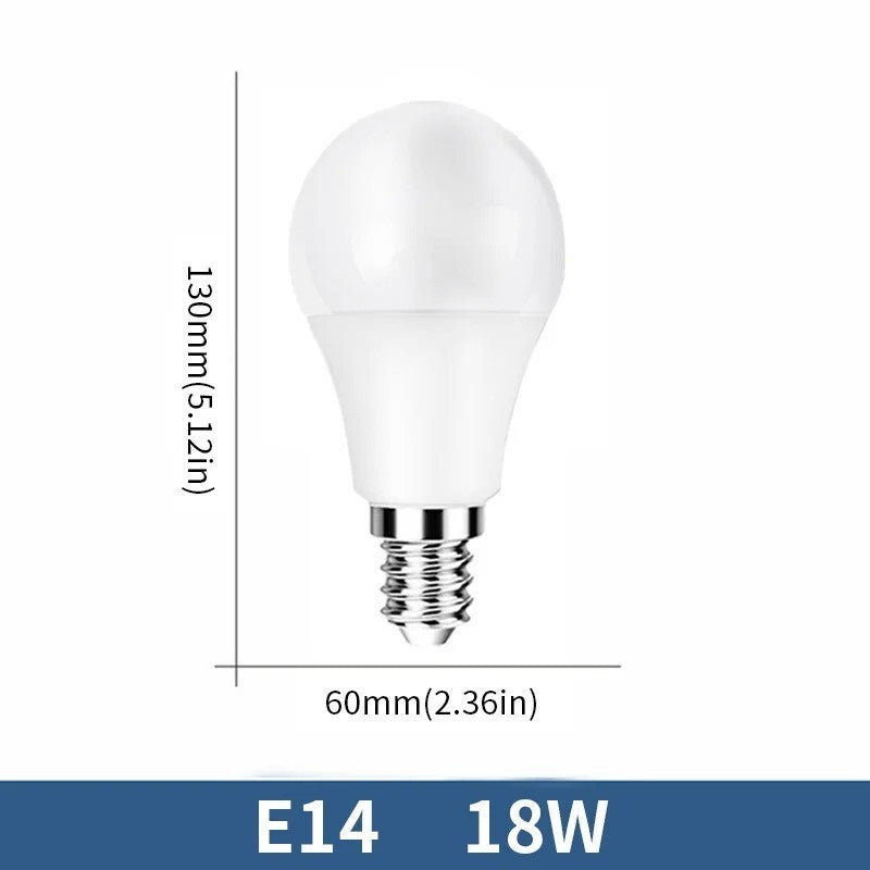 10 LAMPADINE LED E14 da 3W 6W 9W 12W 15W 18W 20W | LUCE FREDDA/NATURALE/CALDA