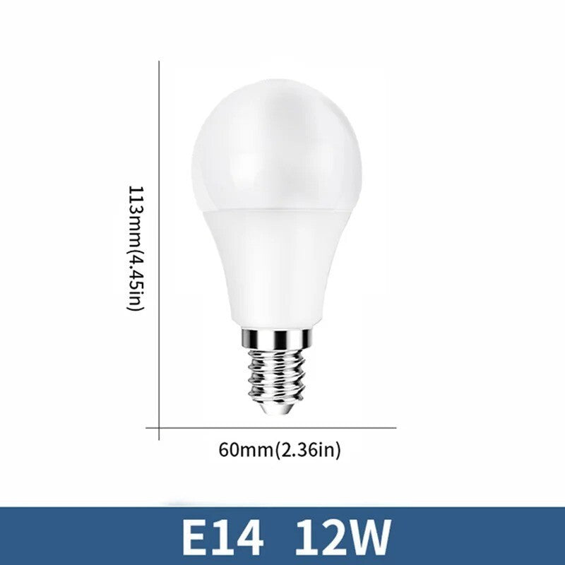 10 LAMPADINE LED E14 da 3W 6W 9W 12W 15W 18W 20W | LUCE FREDDA/NATURALE/CALDA