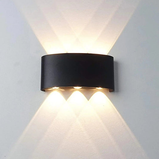 APPLIQUE LED DA PARETE INTERNA/ESTERNA da 2-8W IMPERMEABILE | LUCE BIANCA/FREDDA