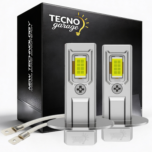 H3 LED COPPIA LAMPADINE  AUTO- 60W 20.000 LUMEN -LUCE BIANCA - GARANZIA 12 MESI