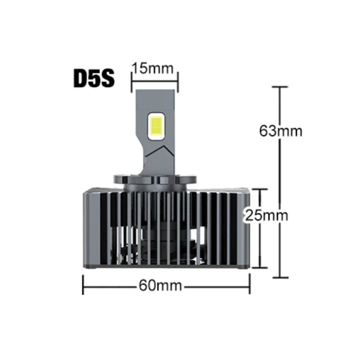 2 LAMPADINE D1S/D2S/D3S/D4S/D5S/D8S LED | 160 W | 30 000 LUMEN 6500K Luce bianca
