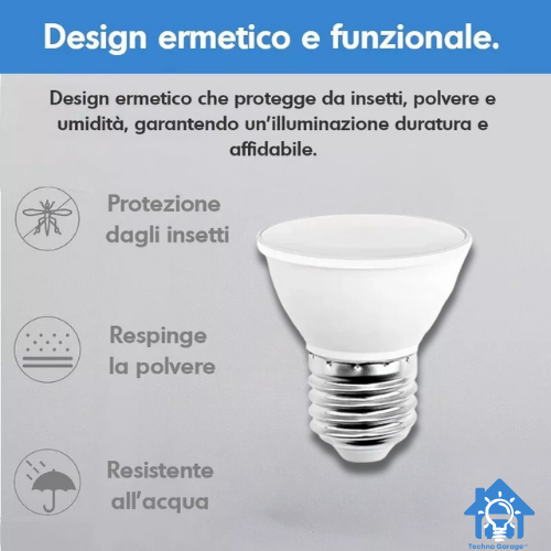 10 LAMPADINE LED E27 FARETTO da 3W 6W 9W 12W