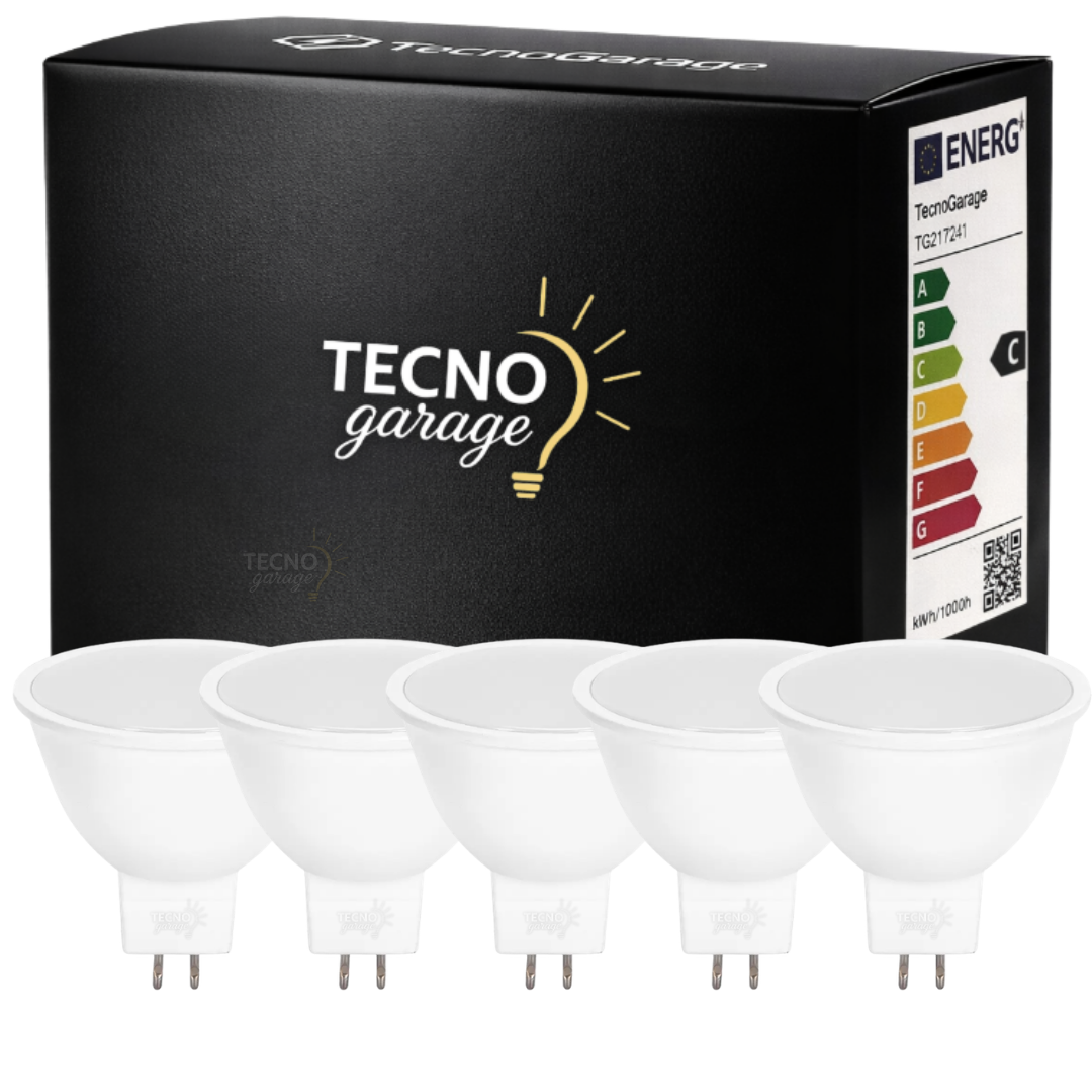 5 LAMPADINE MR16 GU5.3 LED 220V | 3W 5W 6W 7W 8W 9W LUCE FREDDA NATURALE CALDA