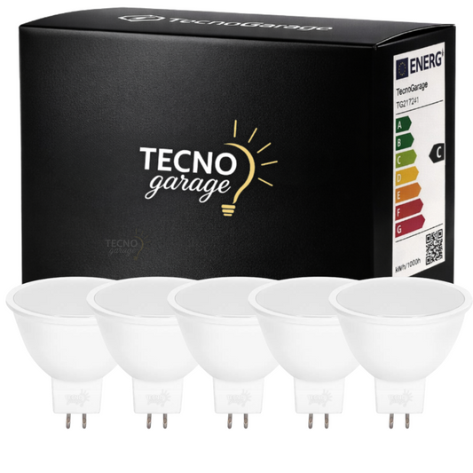 5 LAMPADINE MR16 GU5.3 LED 220V | 3W 5W 6W 7W 8W 9W LUCE FREDDA NATURALE CALDA