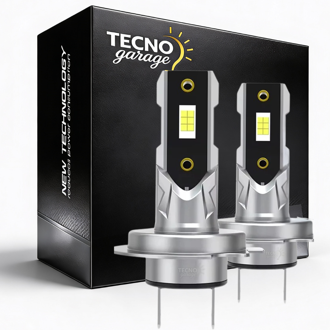H7 LED- COPPIA ANABBAGLIANTI AUTO- 20.000 LUMEN- LUCE BIANCA- GARANZIA 12 MESI