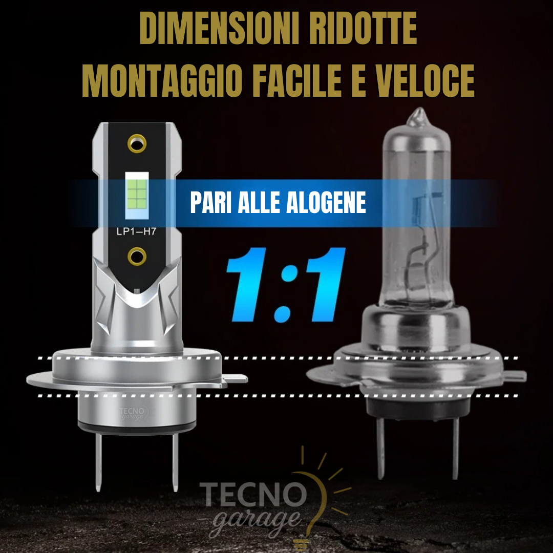 H3 LED | 2 LAMPADINE CANBUS da 24.000 LUMEN 100W 12 V| LUCE BIANCA 6000K |