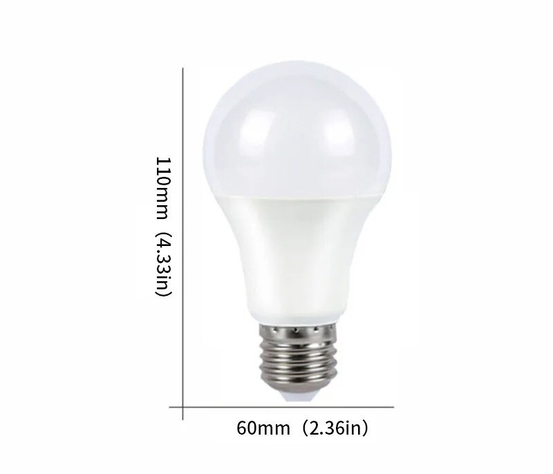 10 LAMPADINE LED E27 LUCE FREDDA LUCE CALDA DA 3W 5W 6W 7W 9W 12W 15W 18W 20W