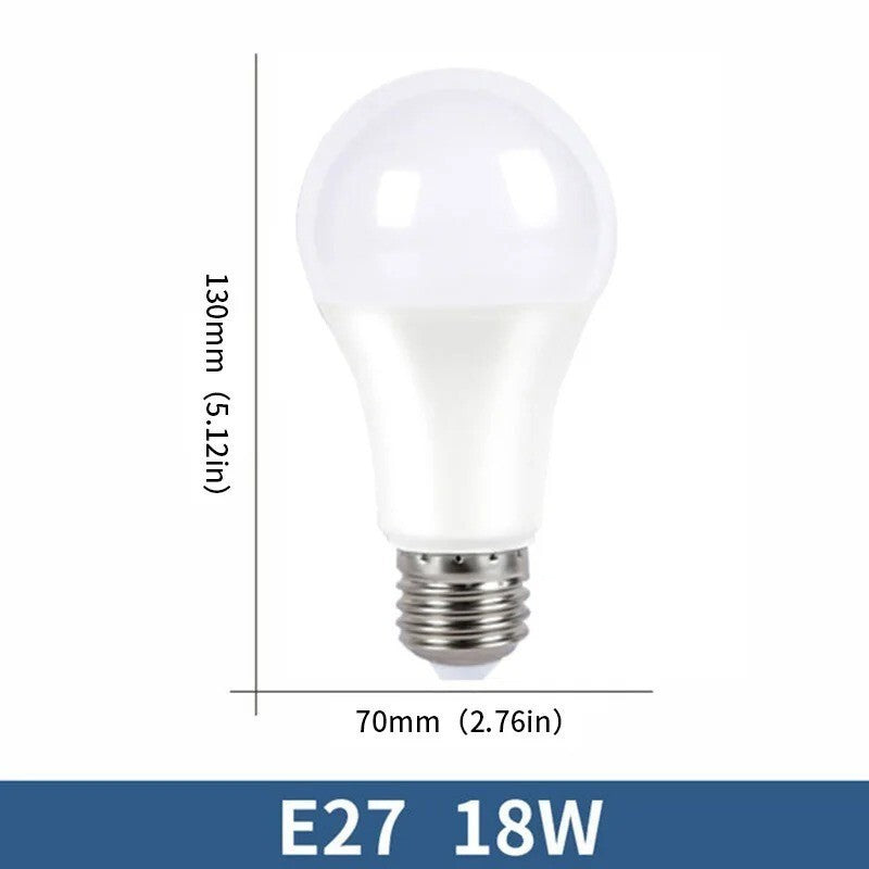 4 LAMPADINE LED E27 LUCE FREDDA LUCE CALDA DA 3W 6W 9W 12W 15W 18W 20W