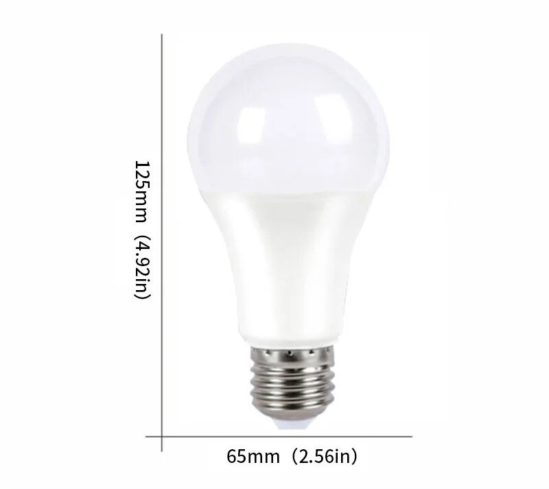 10 LAMPADINE LED E27 LUCE FREDDA LUCE CALDA DA 3W 5W 6W 7W 9W 12W 15W 18W 20W