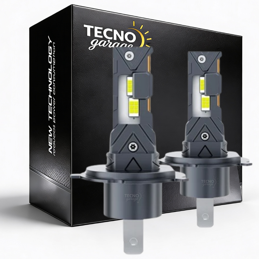 H4 LED- COPPIA- 70W 25.000 LUMEN- CANBUS VENTOLA | LUCE BIANCA- GARANZIA 12 MESI