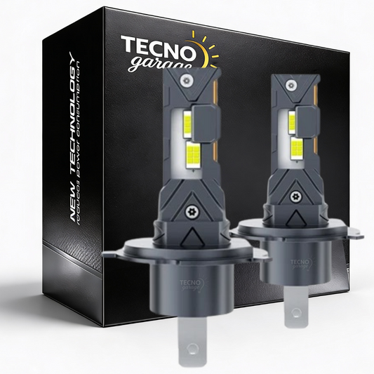 H4 LED- COPPIA- 70W 25.000 LUMEN- CANBUS VENTOLA | LUCE BIANCA- GARANZIA 12 MESI