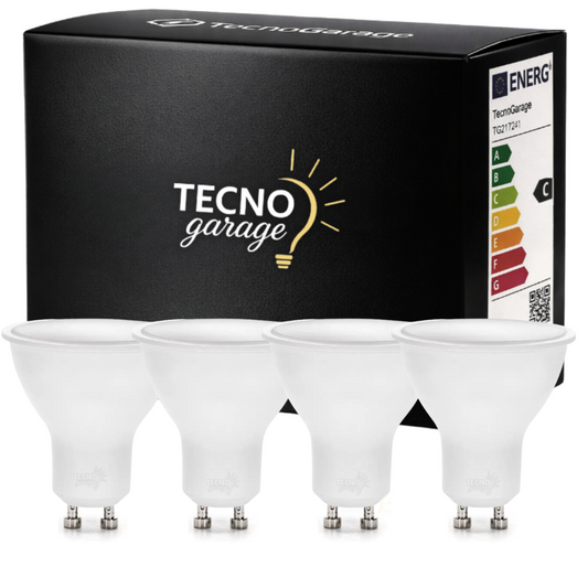 GU10 LED 4 FARETTI da 3W-6W-9W-12W LUCE FREDDA/NATURALE/CALDA- GARANZIA 12 MESI