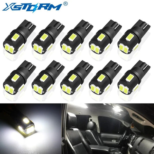 XSTORM T10 LED W5W 10 PEZZI LUCI TARGA/POSIZIONE LED | 6000K | 1000 LUMEN 12V