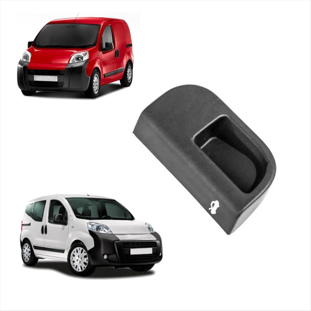 MANIGLIA APERTURA COFANO per FIAT Punto Fiorino Qubo Doblo Citroen Nemo