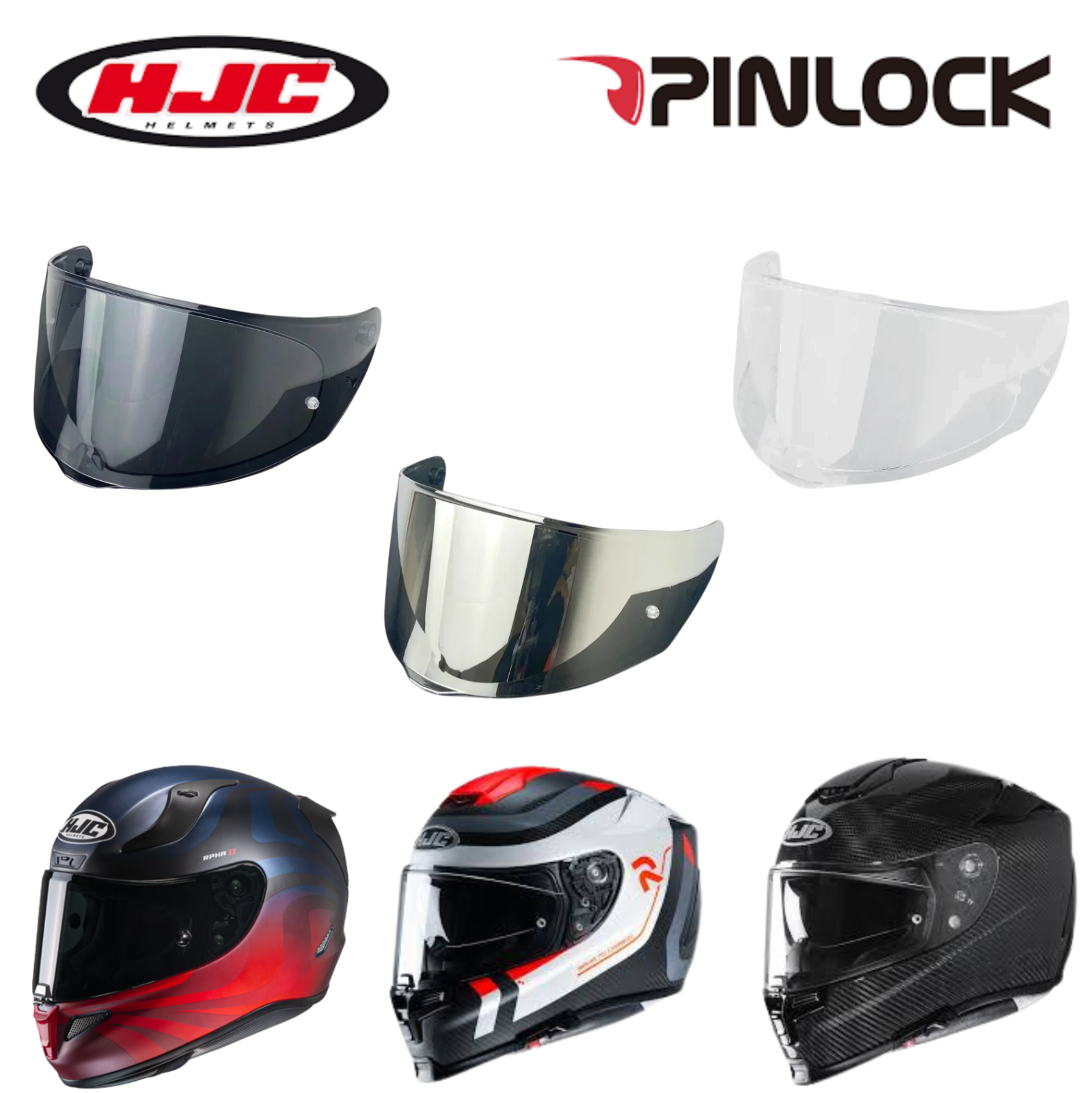 VISIERA per HJC RPHA 11 - RPHA 70 | HJ 26 | 4 COLORI | Pinlock Ready