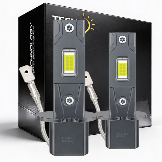 H3 LED | 2 LAMPADINE CANBUS da 24.000 LUMEN 100W 12 V| LUCE BIANCA 6000K |